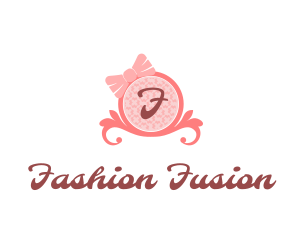 Ribbon Fashion Beauty logo design