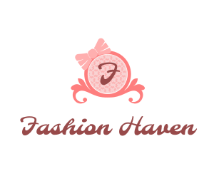 Ribbon Fashion Beauty logo design