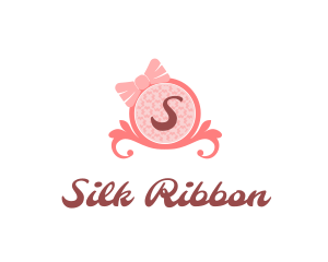 Ribbon Fashion Beauty logo design