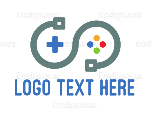 Video Game Controller Infinity Logo