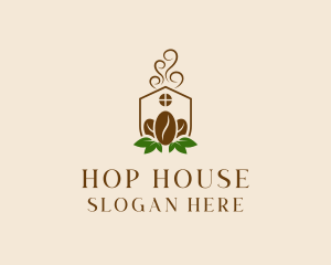 Organic Coffee Home logo design