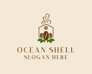 Organic Coffee Home logo design