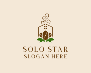 Organic Coffee Home logo design