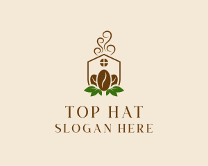 Organic Coffee Home logo design