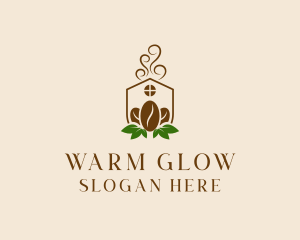 Organic Coffee Home logo design