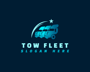 Truck Logistics Automotive logo design