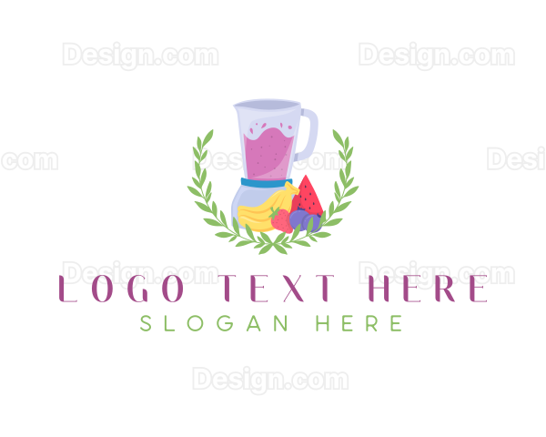 Fruit Shake Blender Logo