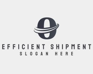 Logistics Swoosh Letter O Logo