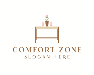 Table Decoration Furniture logo design