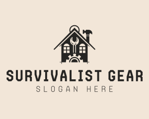 Home Construction Repair logo design