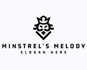 Medieval King Crown logo design