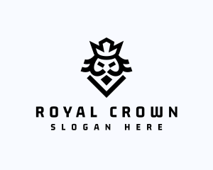 Medieval King Crown logo design