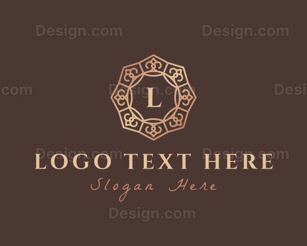 Elegant Mandela Pattern Boutique Logo