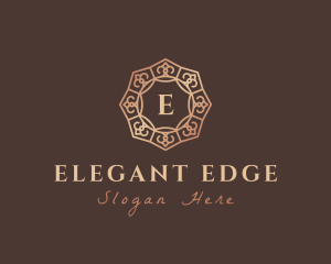 Elegant Mandela Pattern Boutique logo design