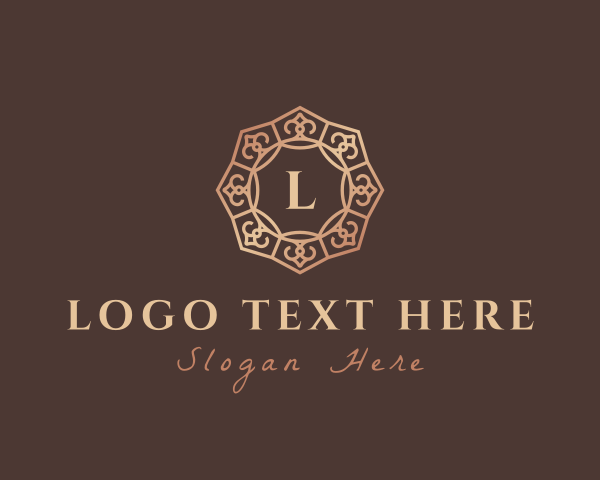 Elegant Mandela Pattern Boutique logo