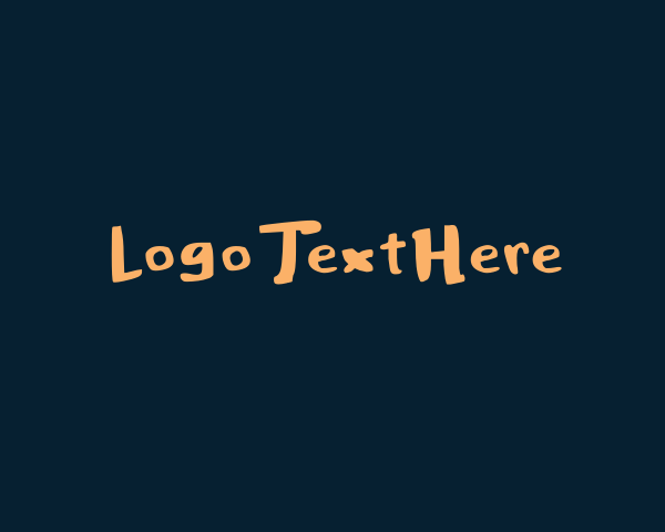 Thick Handwritten Font logo