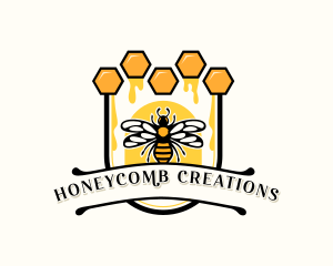 Nature Honey Bee logo design