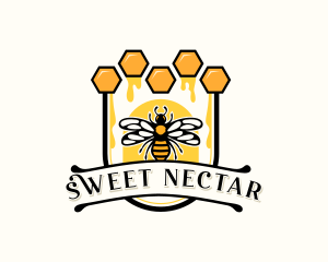 Nature Honey Bee logo design