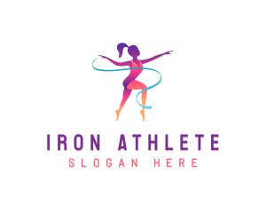 Athlete Body Gymnastics logo design