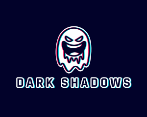 Glitch Horror Ghost Gaming logo