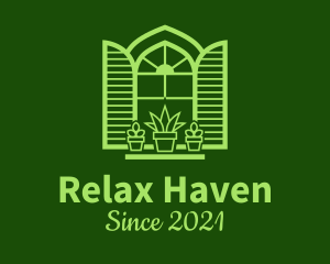 Green Window Plant logo