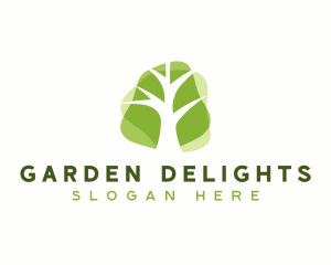 Modern Natural Tree logo design