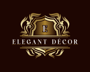 Elegant Crest Shield logo design