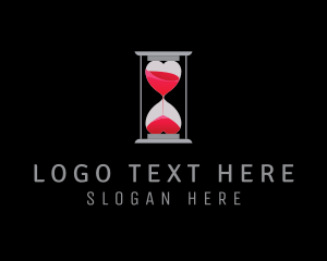 Love Time Hourglass logo