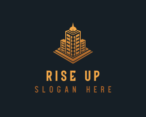 Hight Rise Tower Property logo design