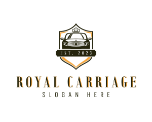 Royal Luxury Car Transportation logo design