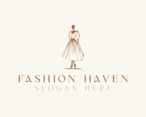 Feminine Fashion Garment logo design