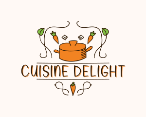 Organic Gourmet Cooking logo design