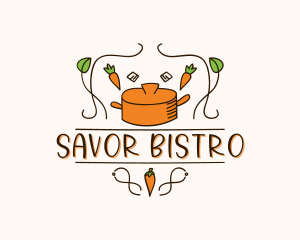 Organic Gourmet Cooking logo design