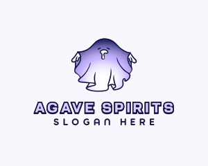 Scary Ghost Costume logo design