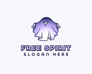 Scary Ghost Costume logo design