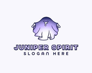 Scary Ghost Costume logo design