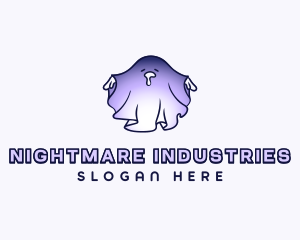 Scary Ghost Costume logo design