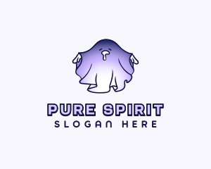 Scary Ghost Costume logo design