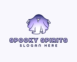 Scary Ghost Costume logo design