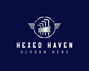 Hex Wrench Mechanic  logo design