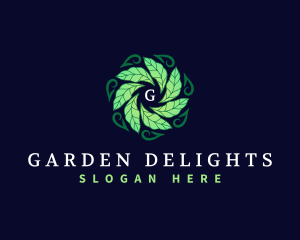 Nature Leaf Garden logo design