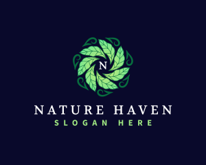 Nature Leaf Garden logo design