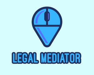 Computer Mouse Locator logo design