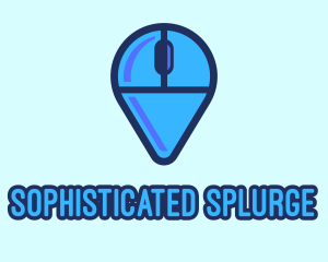 Computer Mouse Locator logo design