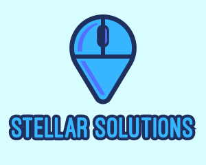 Computer Mouse Locator logo design