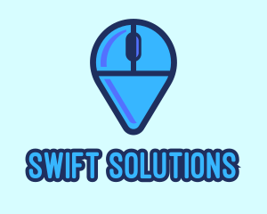 Computer Mouse Locator logo design