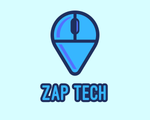 Computer Mouse Locator logo design