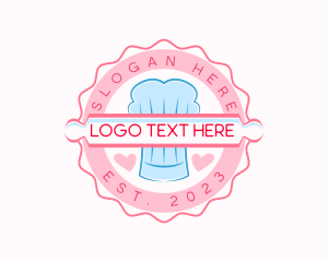Sugar - Bakery Rolling Pin Toque logo design