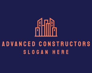 Real Estate Skyline logo design