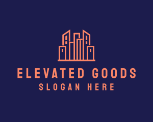 Real Estate Skyline logo design